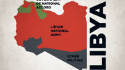 Libye: Qui contrôle quoi. Équilibre des forces adverses en Libye. Carte avec les territoires Gouvernement d’entente nationale et Armée nationale libyenne