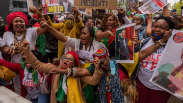 Manifestants camerounais